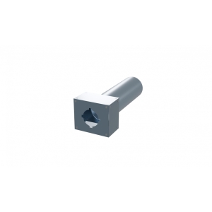 Вентиляционный прямой пленум Flexag PWP-125/75x1, D125, на 1 выxод, L=300 мм