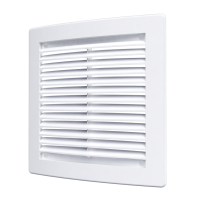 Вентиляционная решетка наклонная с сеткой, с рамкой ЭРА 2020РЦ
