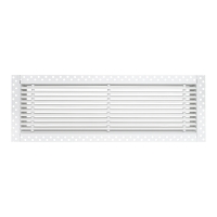 Вентиляционная решетка Brofer FUTURE 15 белая (500x150 мм)