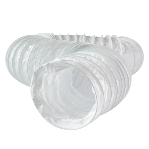 Воздуховод гибкий ПВХ AFS VINYLAFS WHITE (102 мм/10 м)