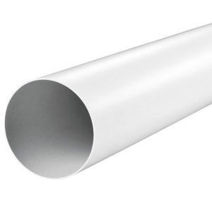 Воздуховод круглый пластиковый ЭРА 12,5ВП2 (125 мм/2 м)