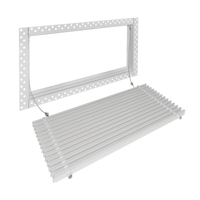 Вентиляционная решетка Brofer FUTURE 10 белая (300x200 мм)