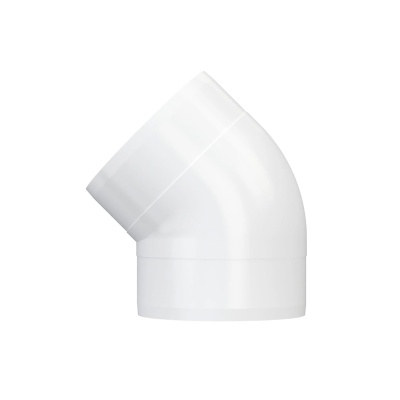 Отвод 45° круглый (пластиковый) ЭРА 12,5ККП (125 мм)