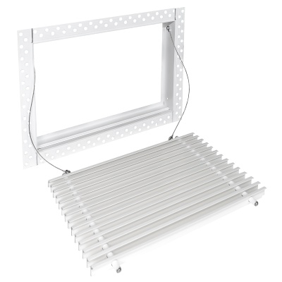 Вентиляционная решетка Brofer FUTURE 15 белая (400x200 мм)