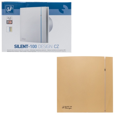 Накладной вентилятор Soler Palau SILENT-100 CZ GOLD DESIGN 4C 