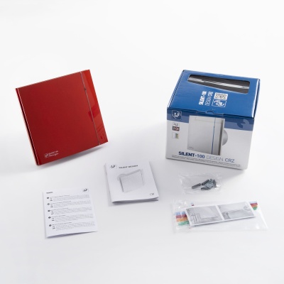 Накладной вентилятор Soler Palau SILENT-100 CRZ RED DESIGN 4C Накладной вентилятор Soler Palau SILENT-100 CRZ RED DESIGN 4C