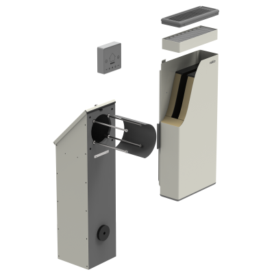 Компактный рекуператор воздуха VAKIO WINDOW