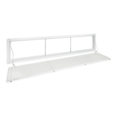 Вентиляционная решетка Brofer FUTURE 15 белая (1000x100 мм)