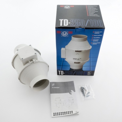 Канальный вентилятор круглый Soler Palau TD 250/100 Канальный вентилятор круглый Soler Palau TD 250/100