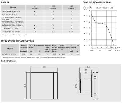 Накладной вентилятор Soler Palau SILENT-200 CRZ SILVER DESIGN 3C Накладной вентилятор Soler Palau SILENT-200 CRZ SILVER DESIGN 3C