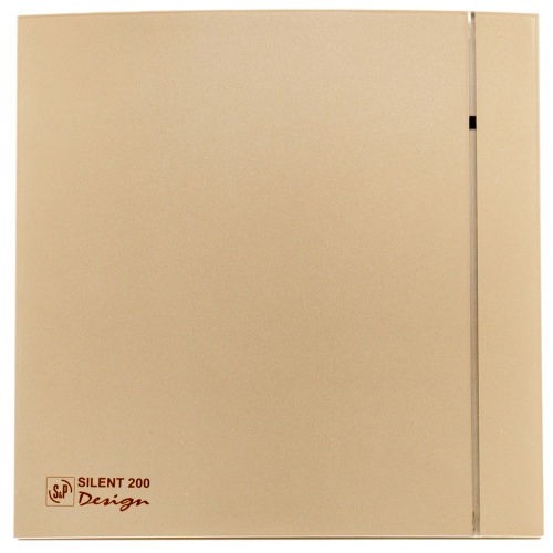 Накладной вентилятор Soler Palau SILENT-200 CZ CHAMPAGNE DESIGN 4C