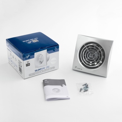 Накладной вентилятор Soler Palau SILENT-200 CRZ SILVER  Накладной вентилятор Soler Palau SILENT-200 CRZ SILVER