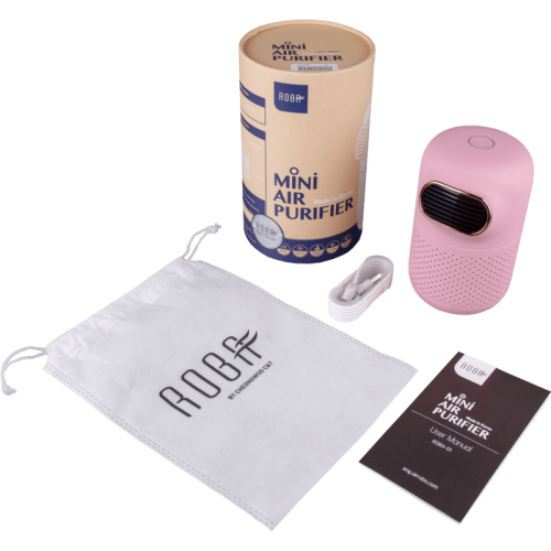 Мини-очиститель воздуха ROBA-01, pink
