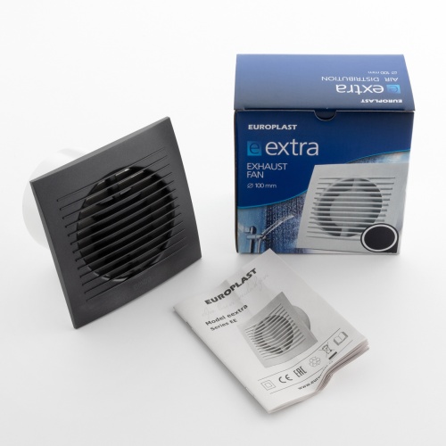 Накладной вентилятор Europlast EE100A черный Накладной вентилятор Europlast EE100A черный