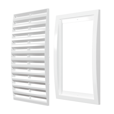 Вентиляционная решетка вытяжная АБС 250х250 ЭРА 2525РР