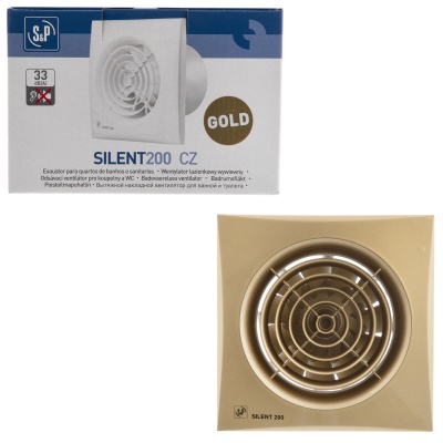 Накладной вентилятор Soler Palau SILENT-200 CZ GOLD