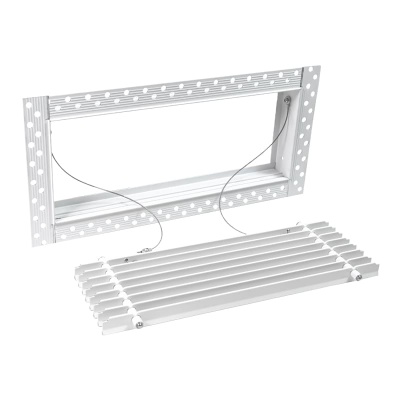 Вентиляционная решетка Brofer FUTURE 10 белая (400x125 мм)