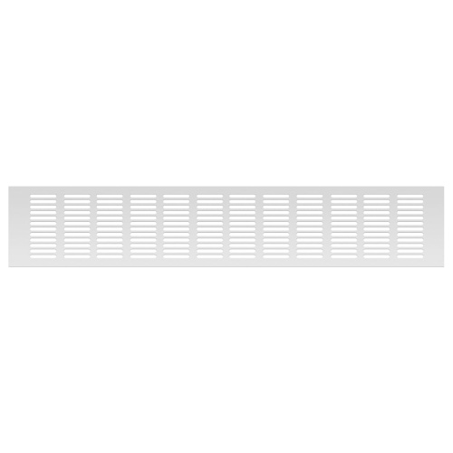Вентиляционная решетка Благовест серебро (500x100 мм)