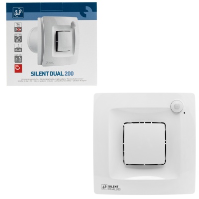Вентилятор вытяжной бесшумный Soler Palau SILENT DUAL 200