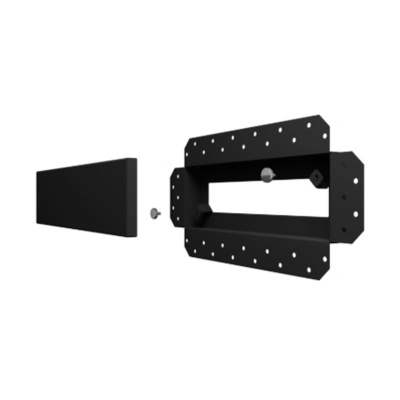 Вентиляционная решетка ERA 3010SGR 300х100 Matt black